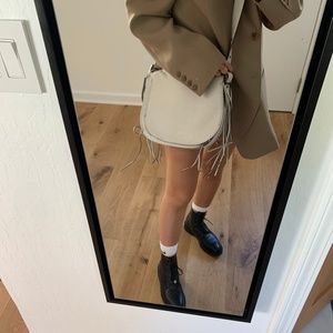 Coach Fringe Saddle Bag